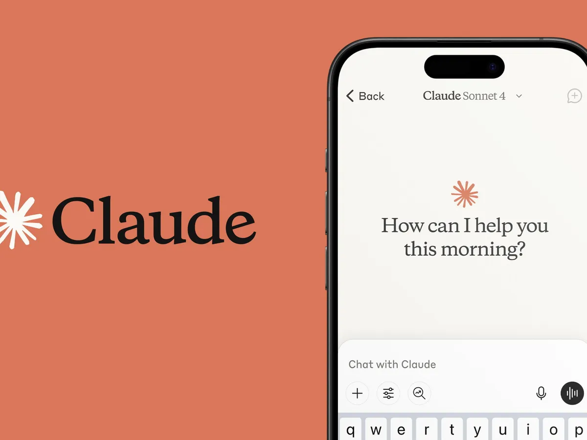 Logo Claude d'Anthropic et interface d'application, pour les automatisations IA livrées par SHUNPO