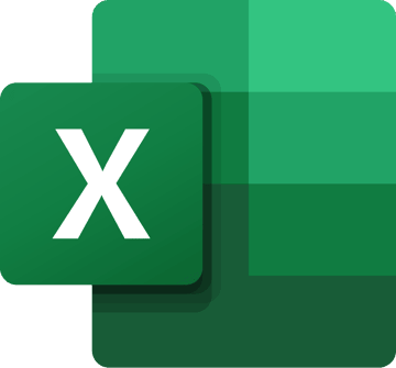 Logo officiel de Microsoft Excel, tableur utilisé par l'agence SHUNPO pour l'analyse et l'automatisation de données.