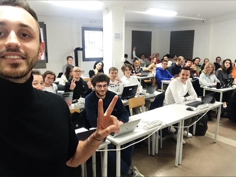 Séance de formation chez HETIC