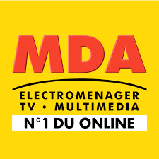 Logo de l'enseigne d'électroménager MDA, client SHUNPO pour la création visuelle et le design de leur site e-commerce